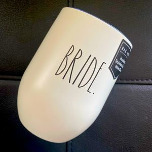 Rae Dunn BRIDE. Insulated Stainless Steel Wine Glass